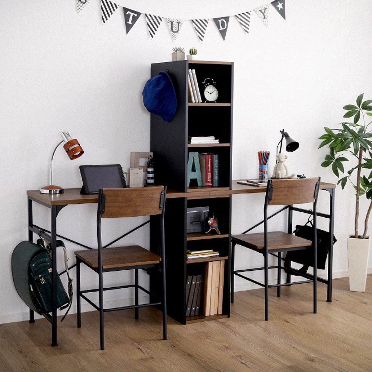 ヴィンテージツインデスク 90×90cm