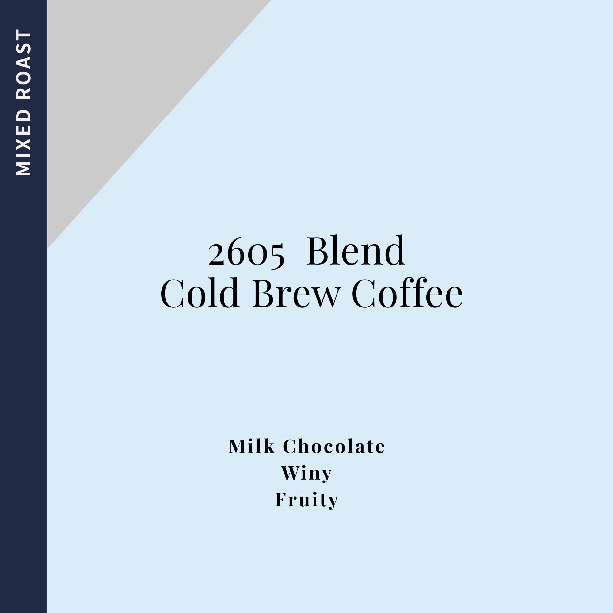 2605 Blend Cold Brew Coffee (30g×4P）