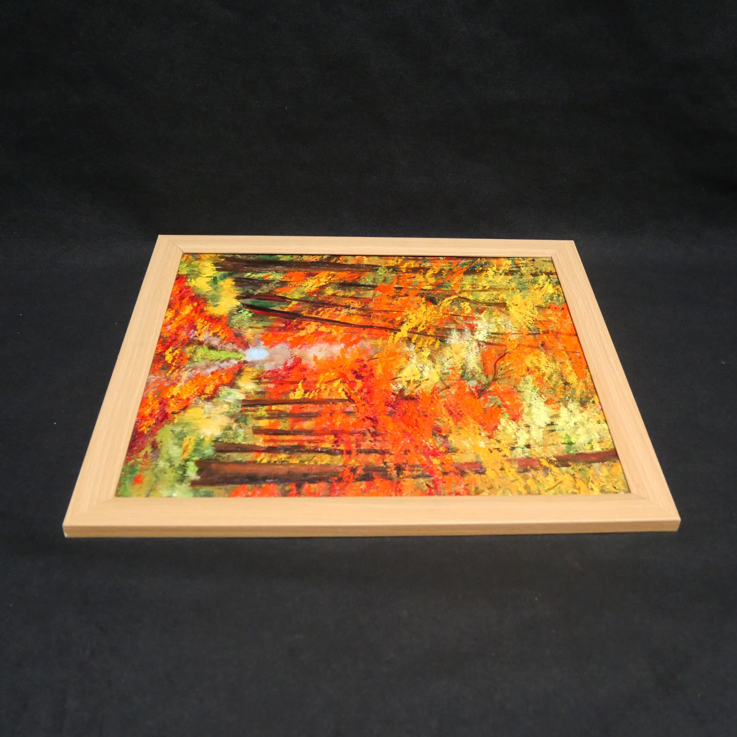 油絵 油彩 油彩画 絵 絵画 【紅葉の回廊】 | HIROSHI1990