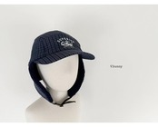 韓国子供服 / 26winter / VANILLA BUNNY / チェックマウンテンキャップ / キッズ / 冬服 *FREE*