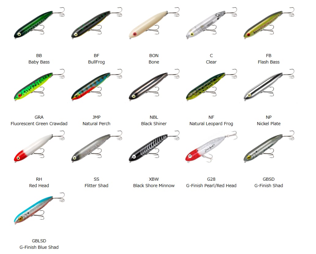 Heddon / オリジナルザラスプーク | ルアーショップB－FARM