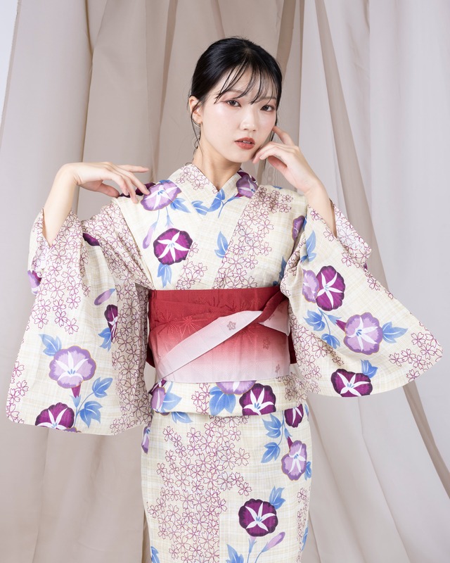 絞り 浴衣 反物 ゆかた 綿 着物 ハンドメイド リメイク やりきれな