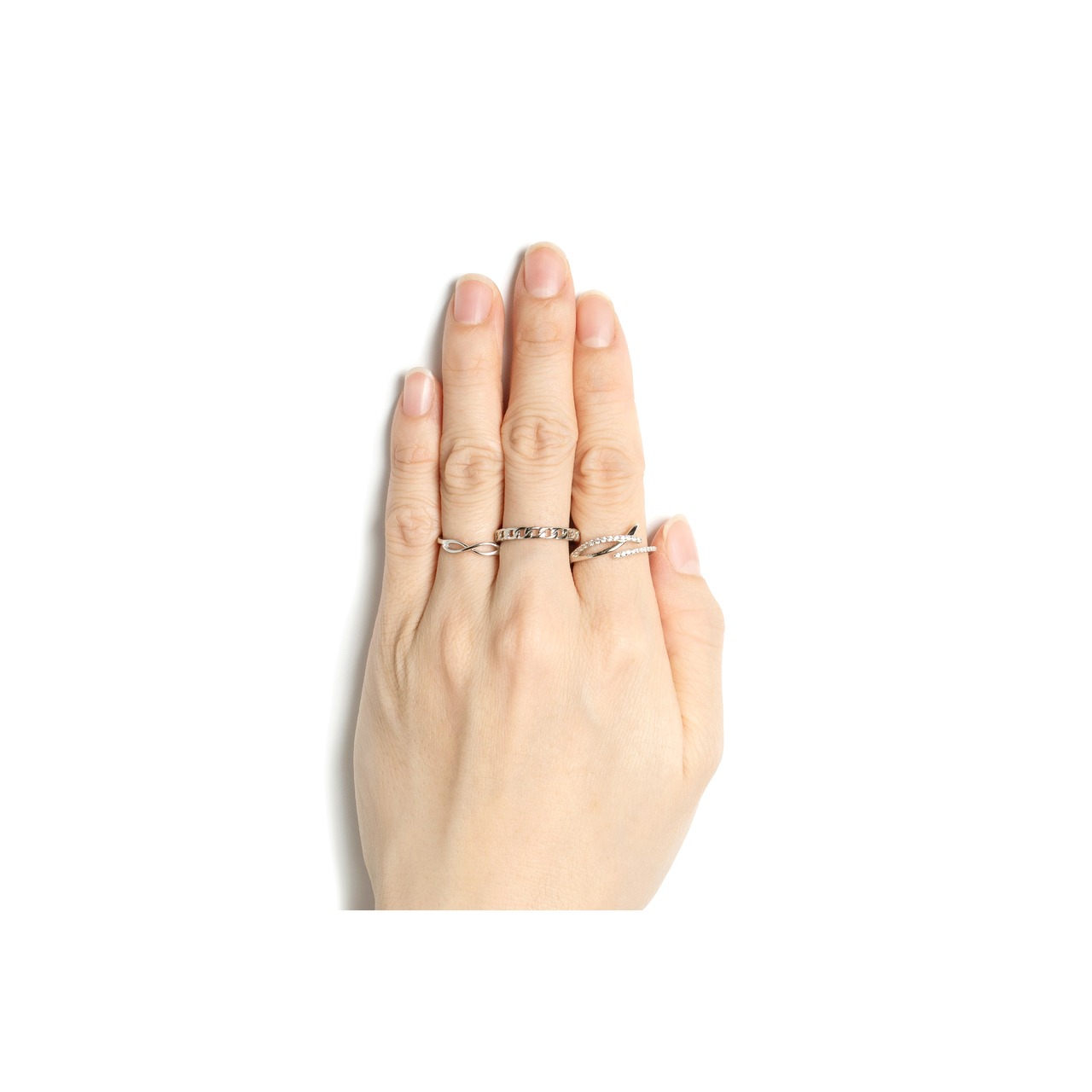 S925 CUBAN CHAIN RING SILVER
