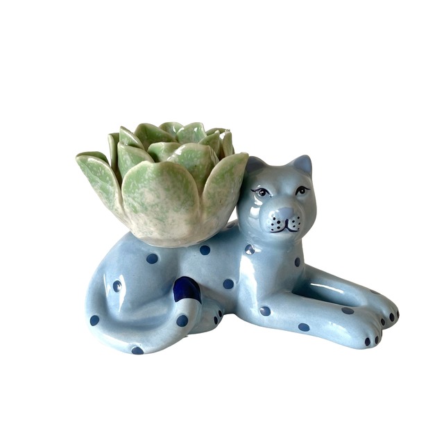 Bloomingville "Rory Candle Holder Blue" ブルーミングヴィル キャンドルホルダー