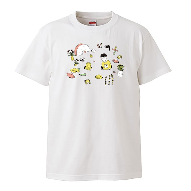 春 / Tシャツ / OKAME /  -WHITE-