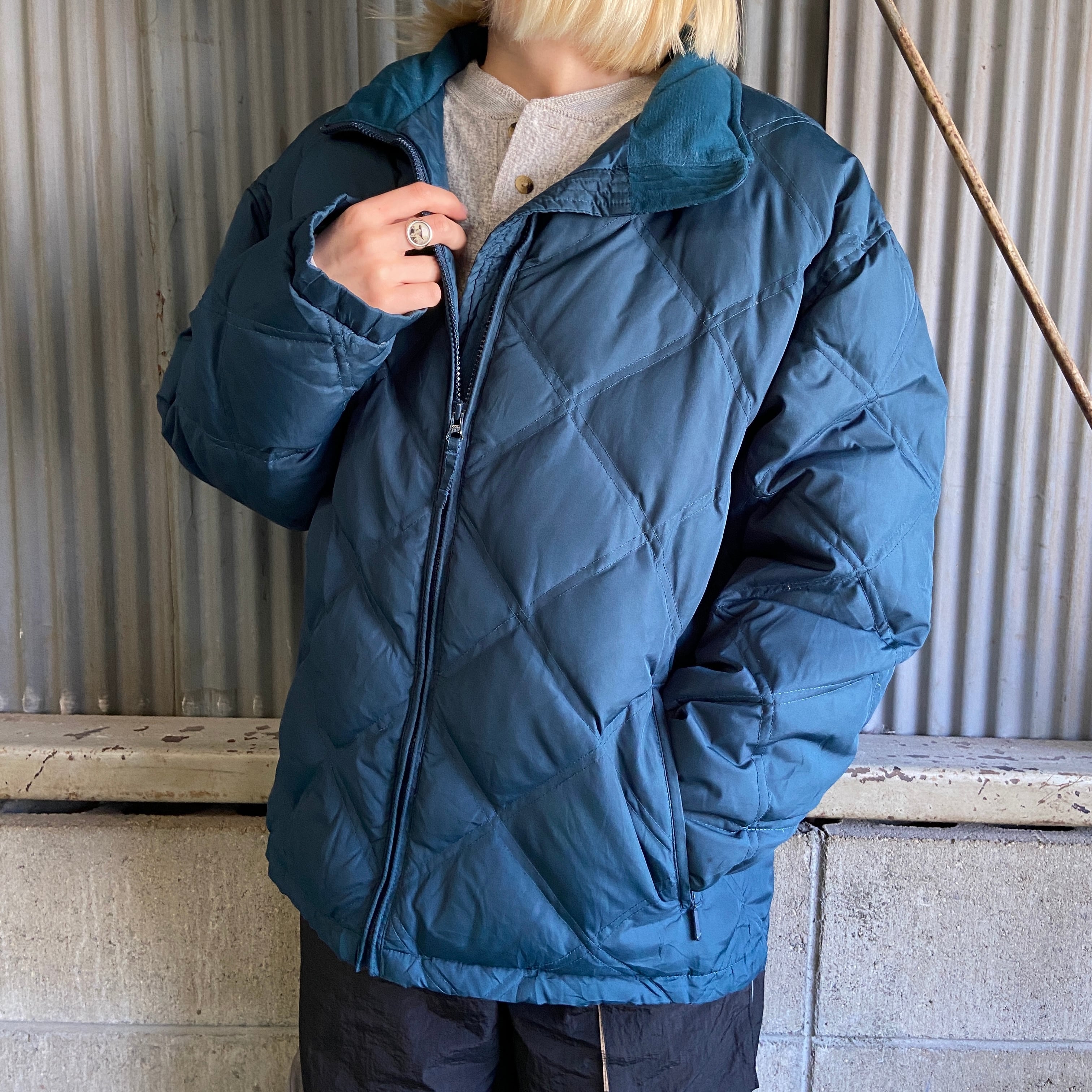 90年代 カベラス Cabelas キルティング グースダウンジャケット メンズ  