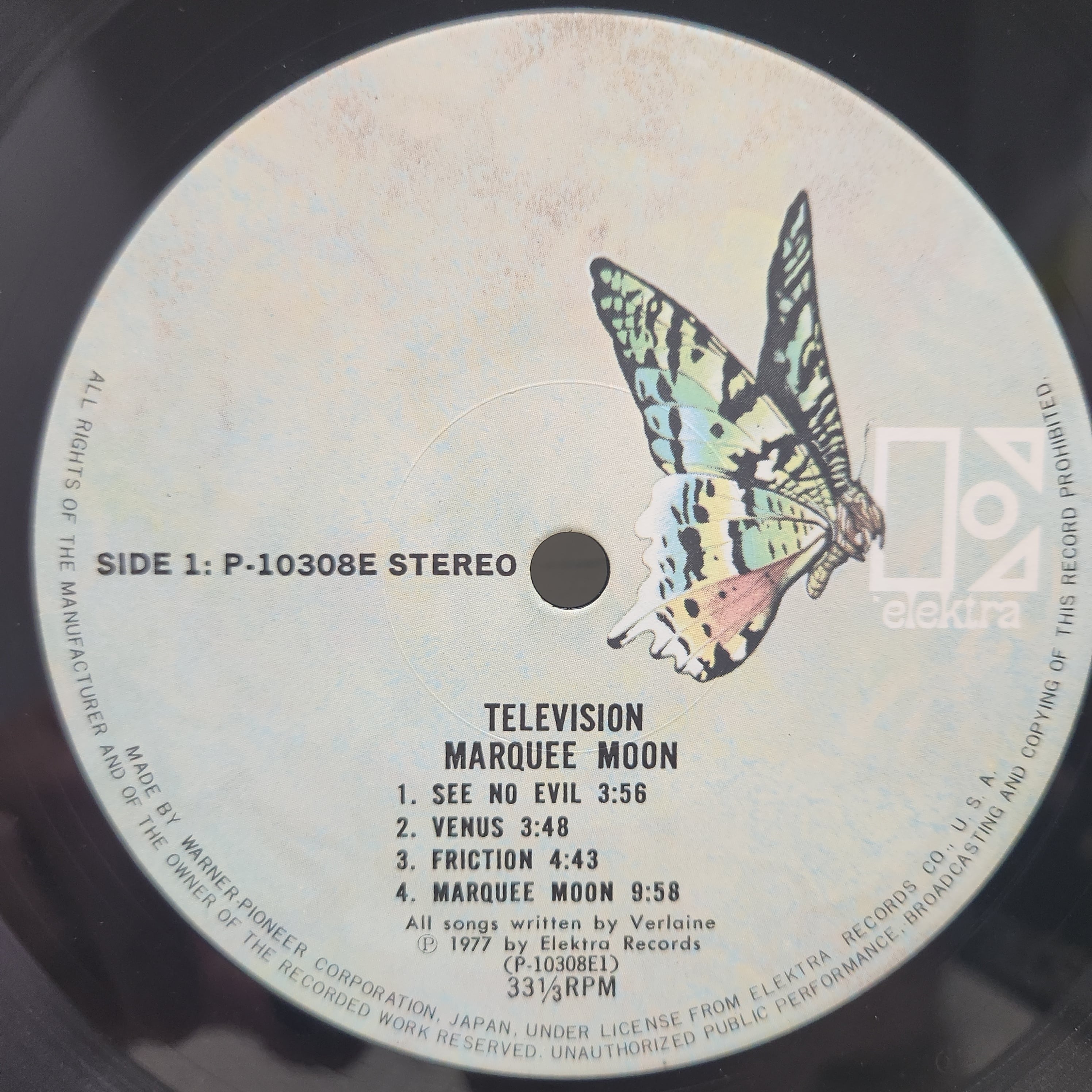 Television / Marquee Moon [P-10308E] - 画像3