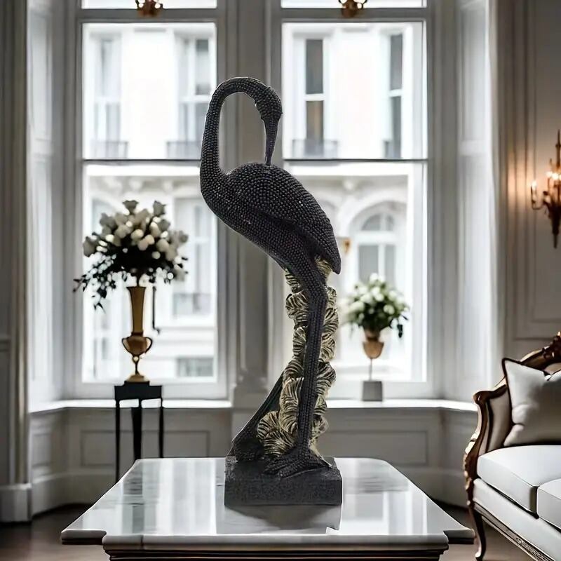 オブジェ フラミンゴ 樹脂 置物 リビングルーム オフィス 結婚式