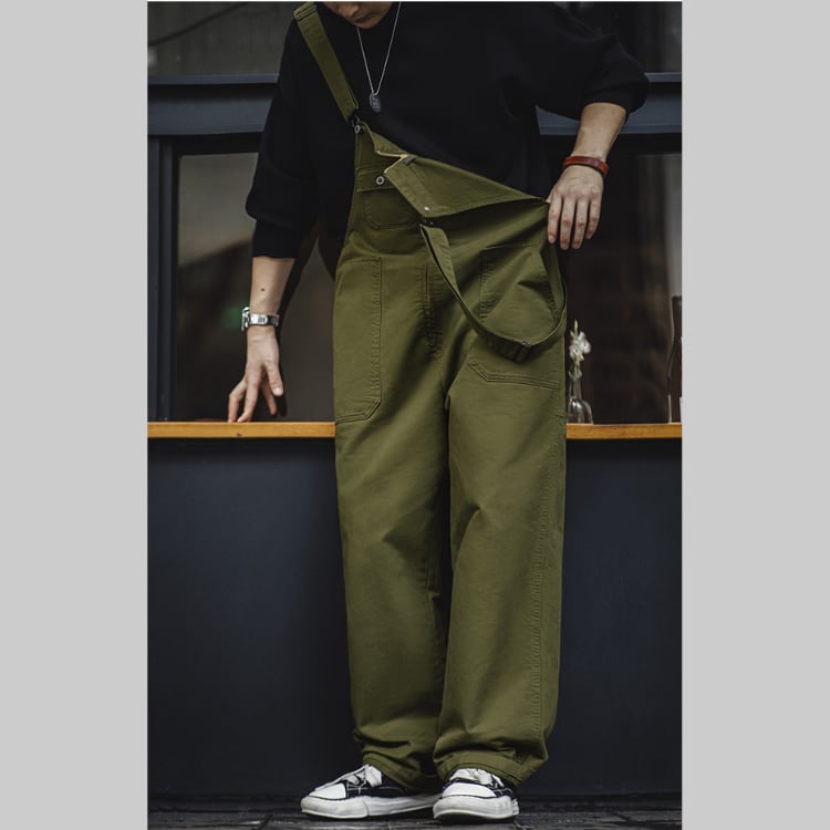 デッキオーバーオール 2色 G00173