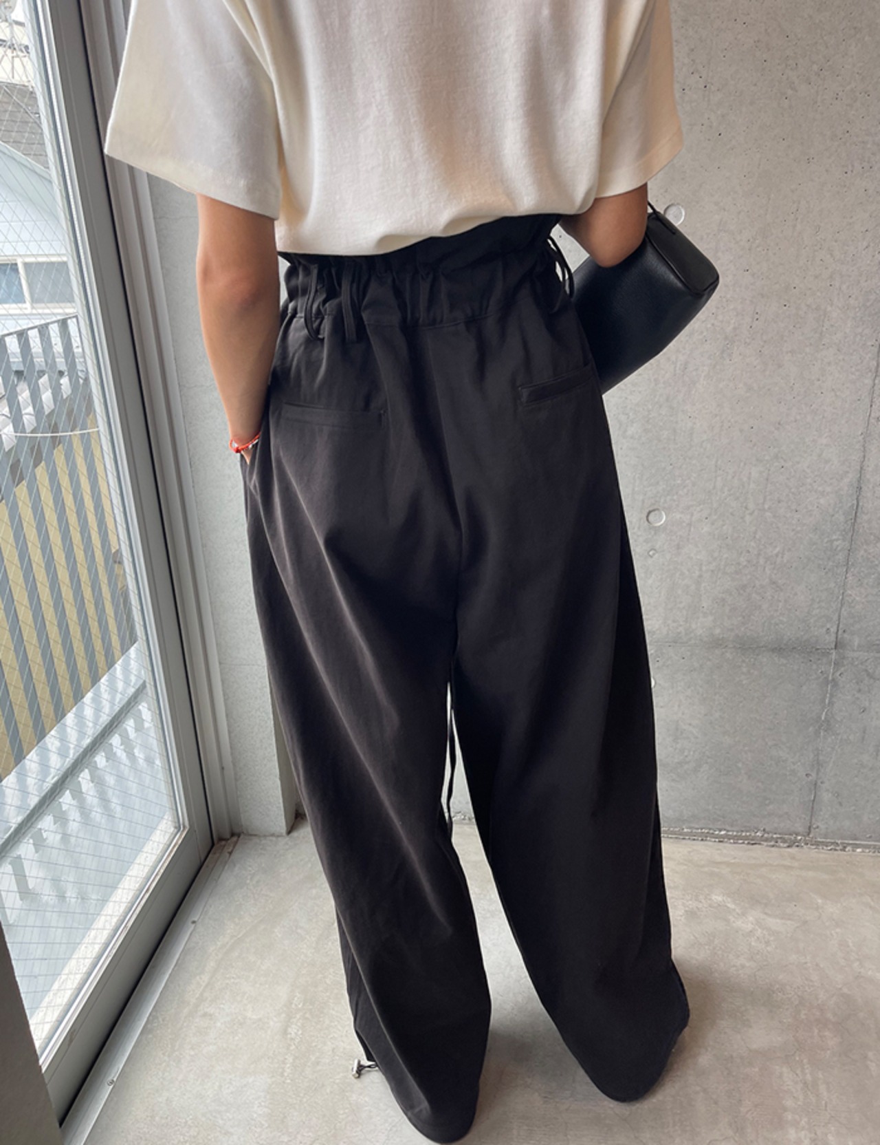 【25aw】Waist-wave 2way Pants_3colors