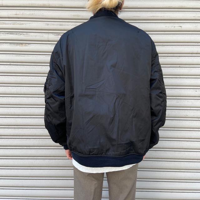 90s イングランド製 ローリングストーンズ MA-1 ツアージャケット XL