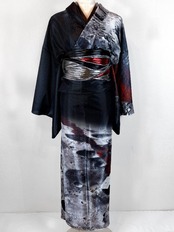 【即納品有】メンズ・レディース Rumi Rock × ヱヴァンゲリヲン新劇場版キモノ　月面基地　[ B580 C122 C123]