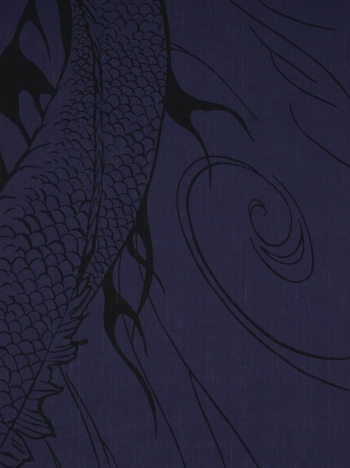 RumiRock 反物 ゆかた「ライジングドラゴン」紫