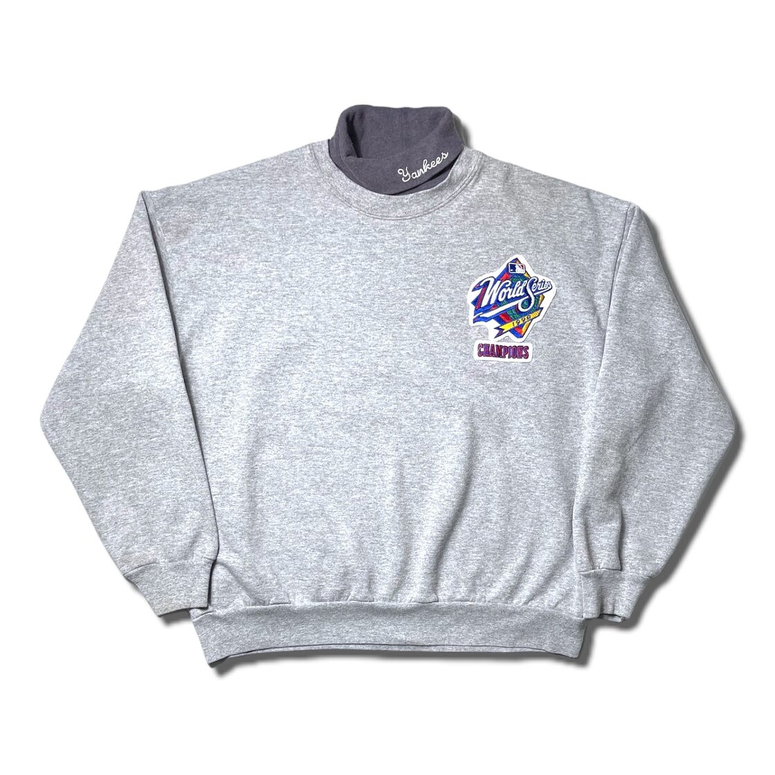 90s Majestic Made in usa New York Yankees turtleneck Sweatshirt 