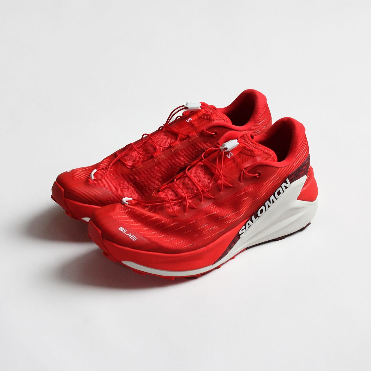 SALOMON(サロモン)S/LAB PULSAR 4 Fiery Red / Vanilla Ice / Andorra メンズ トレイルランニングシューズ