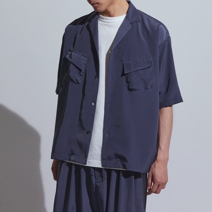 PEACHED PE FATIGUE H/S SH / ファティーグH/Sシャツ(GRAY) | KICS