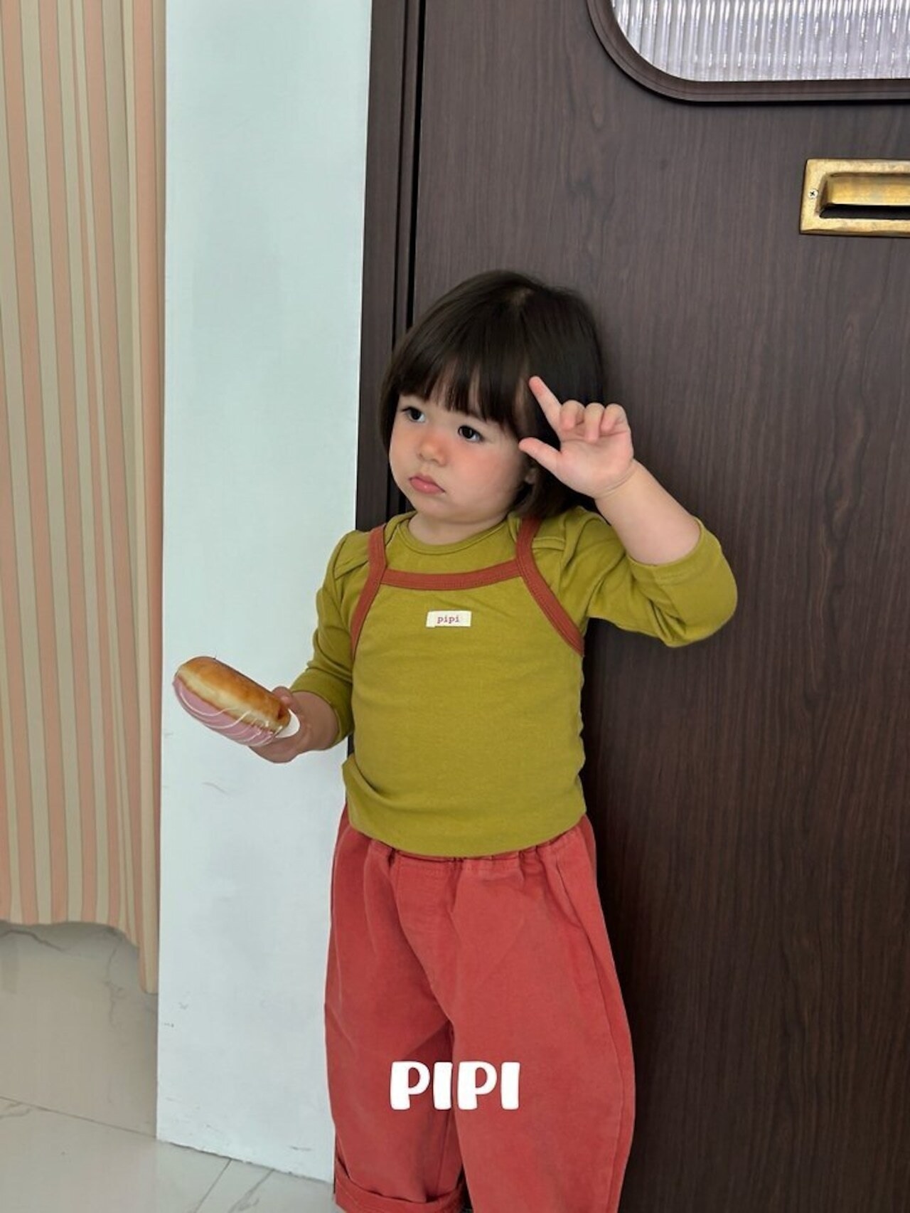 【取寄】PIPI バイカラー|秋服|韓国子供服|26/AT