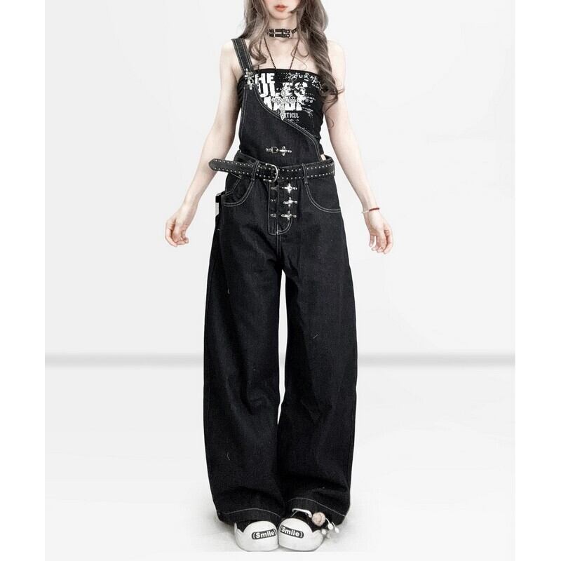 Denim overalls r0018