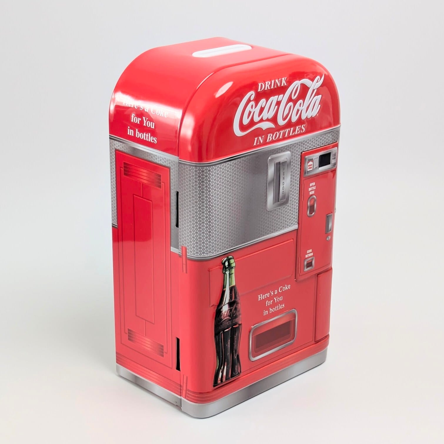 【 Coca-Cola ( コカ・コーラ ) / Coke 】 Vending machine Tin bank / 自動販売機型貯金箱 / コインバンク / 1950年代 1960年代【B】〚アメリカン雑貨 アメトイ〛