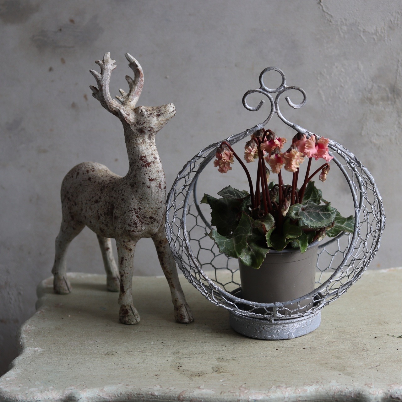 ジャンテ・ムーンスタンドS アンティーク調　シャビーシック　オシャレ