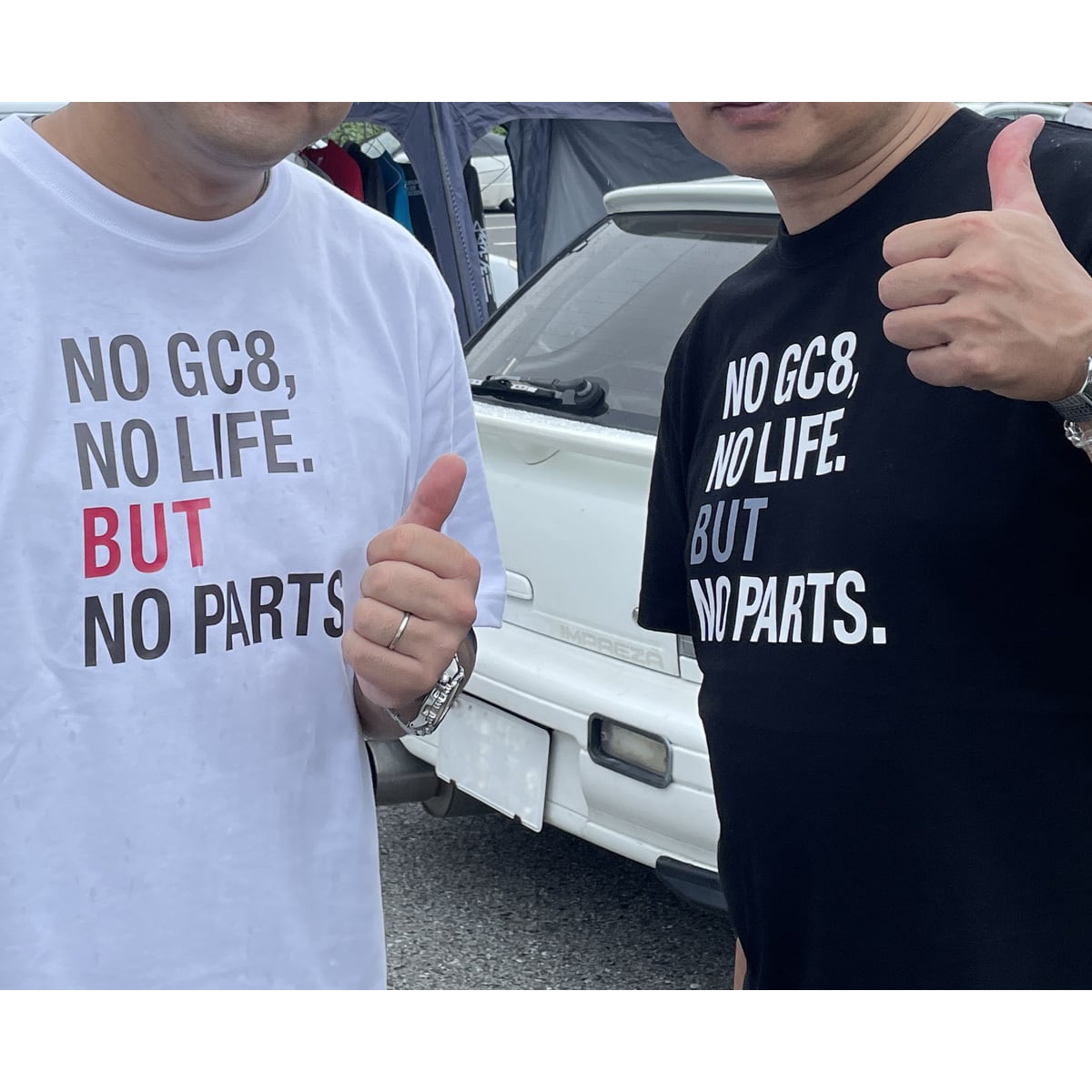 Tシャツ『IMPIZM』[NO GC8, NO LIFE. BUT NO PARTS.]-T／Black | IMPIZM