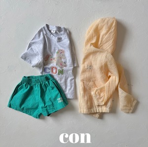【con】ユニコーンT メランジ 70~100cm