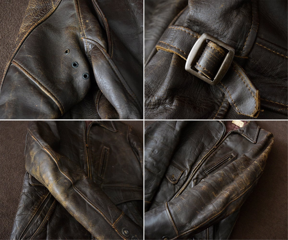 40s SPORT JACK HORSEHIDE JACKET 38 | SECOND TIME GLORY