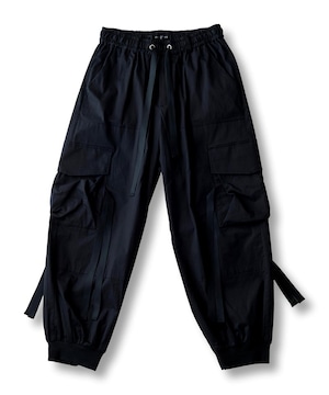 Double Knee Cargo Pants　Black