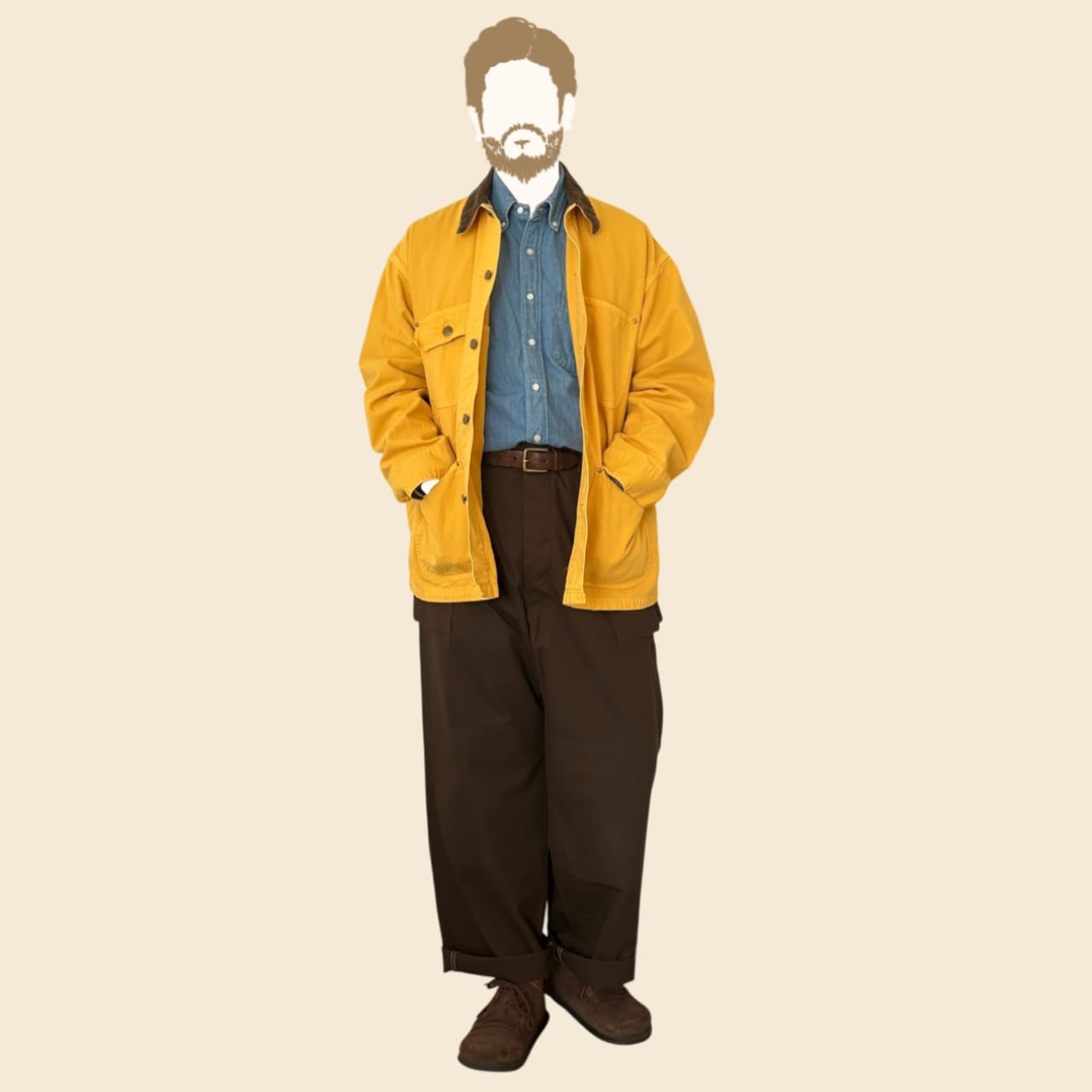 orSlow / RELAX FIT OXFORD COVERALL - リラックスフィット