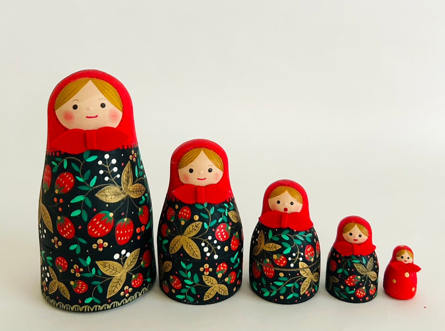 クマのマトリョーシカ 3個セット マトリョーシカ】3匹のクマリョーシカセット | Matryoshka Online Shop