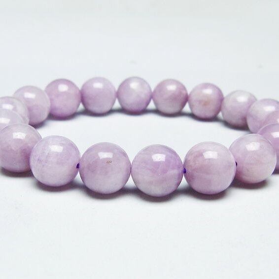 クンツァイト ブレスレット 11mm ミルキークンツァイト ブレス 一点物 メール便可 [M便 1/10] 111-46463