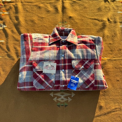 1970’s ”Mr.Leggs ” Quilt Lined Cotton Heavy Flannel Shirt// S