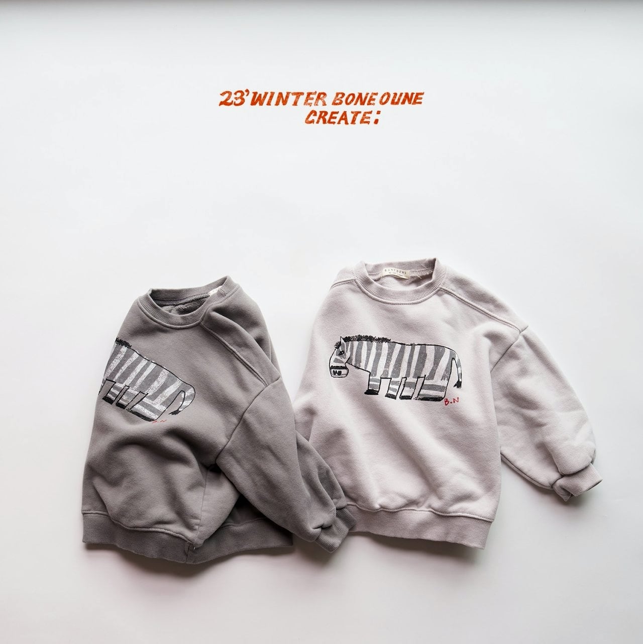 «sold out»«ジュニアサイズあり» Boneoune ジブラスウェット 2colors