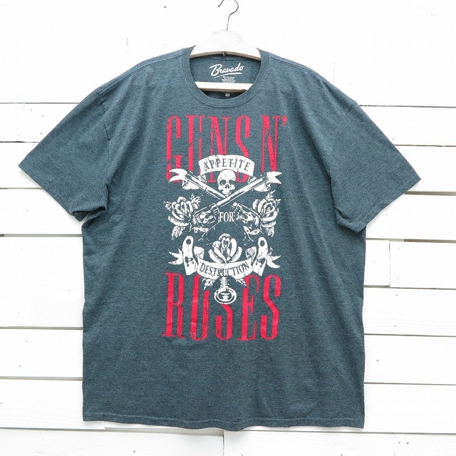 Bravado ブラヴァド Guns N' Roses ガンズアンドローゼズ Appetite for Destruction アペタイトフォーディストラクション プリントTシャツ バンドTシャツ メンズ 3XLサイズ