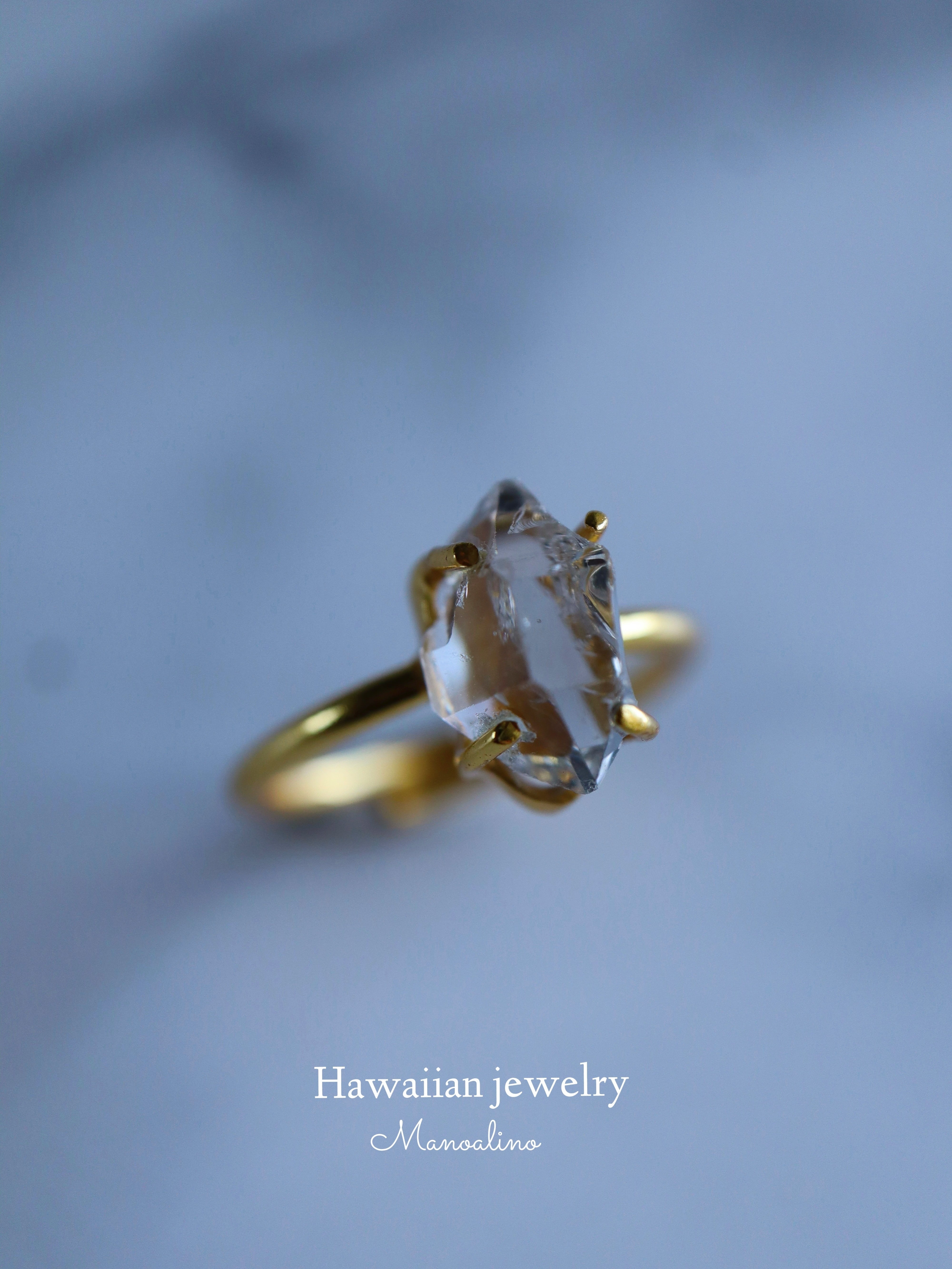 Herkimer diamond ring(ハーキーマーダイヤモンドリング、指輪