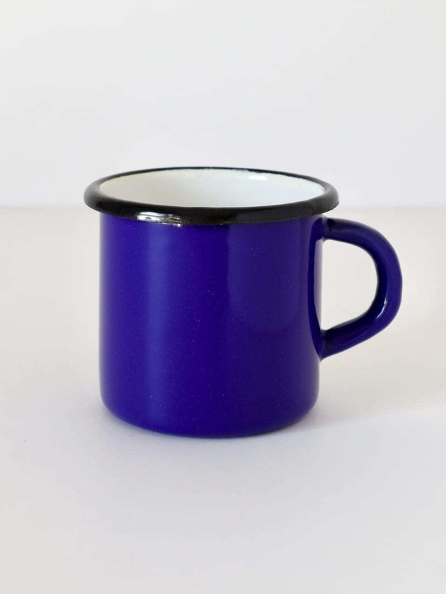 マグ ホーロー製 ブルー / Mug Blue 8cm De Emaillekeizer