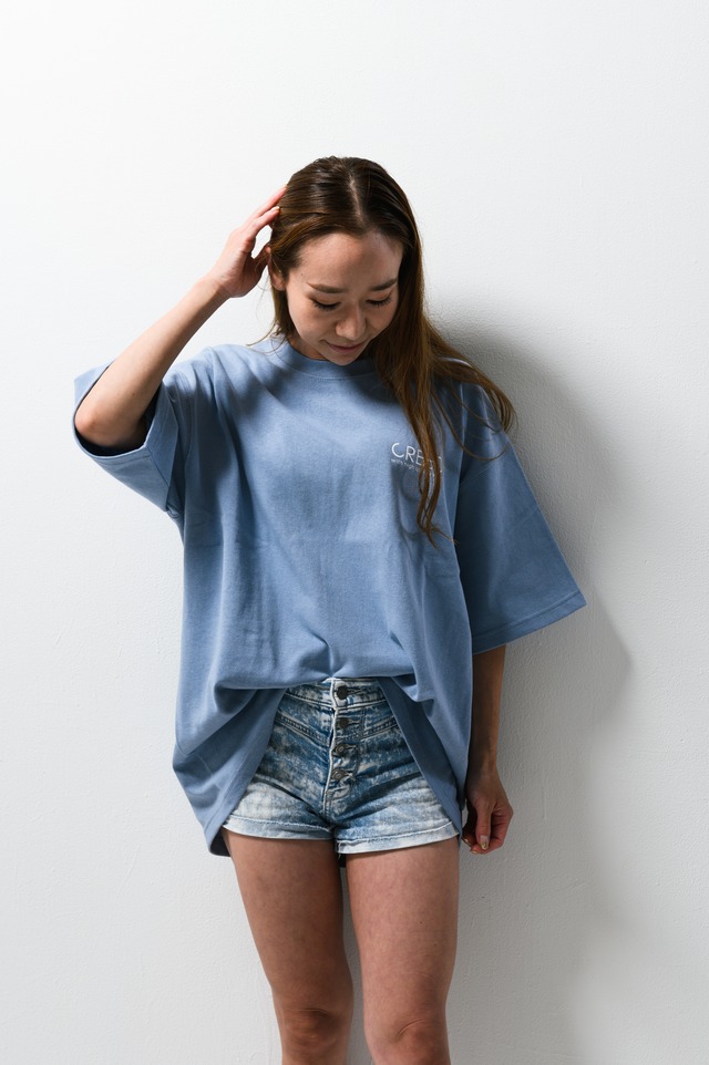 With high quality mind T-shirt / blue