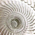 ガラスのフルーツスタンド　コンポティエ　ケーキ台（らせん） 11TWl12