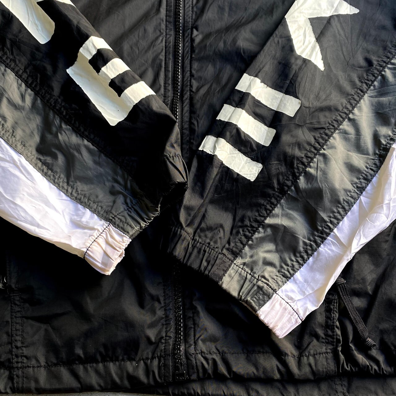 90年代〜00年代前半 NIKE ナイキ 袖ビッグロゴ 切り替え スウォッシュ