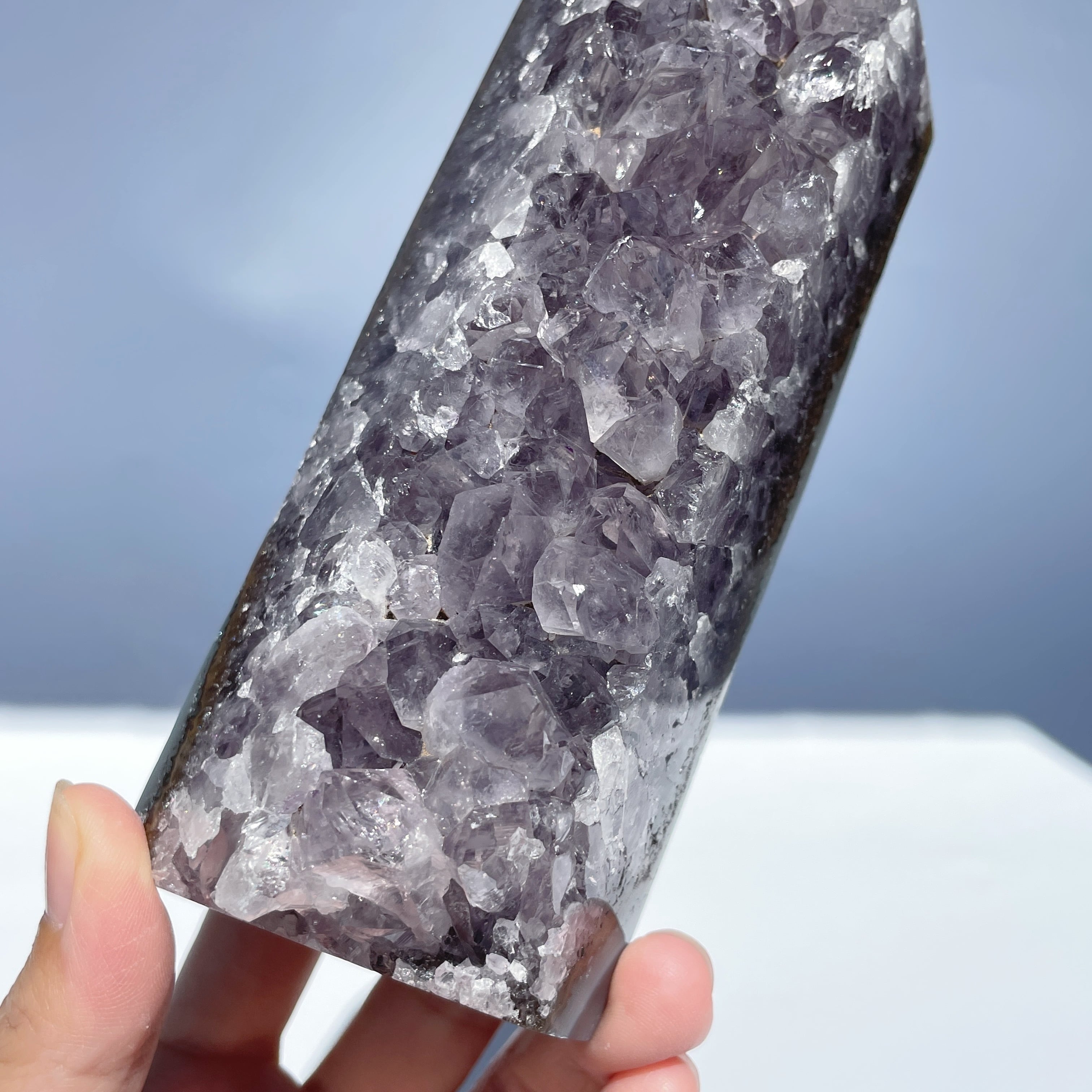 アメジスト＆アゲート タワー24◇ Amethyst Tower ◇天然石・鉱物