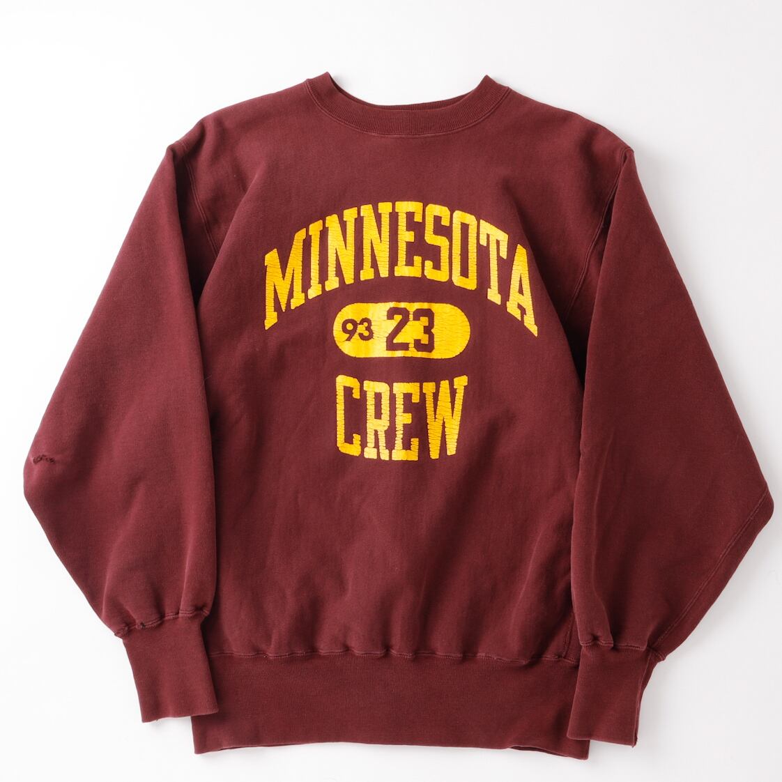 逸品】90s champion Reverse Weave Crew fade Burgundy 