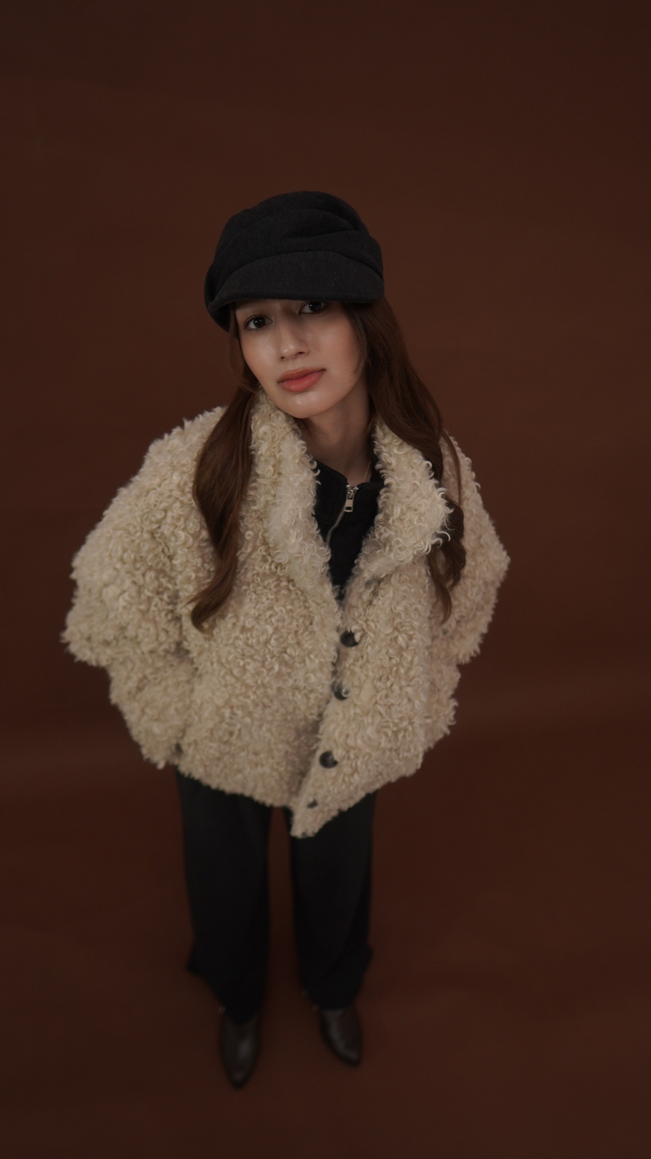 poodle fur blousonJK／ivo