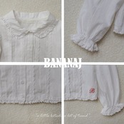 韓国子供服 / BANANA J / 26Autumn / メルシー ブラウス / 秋服 / キッズ *XS~JS*