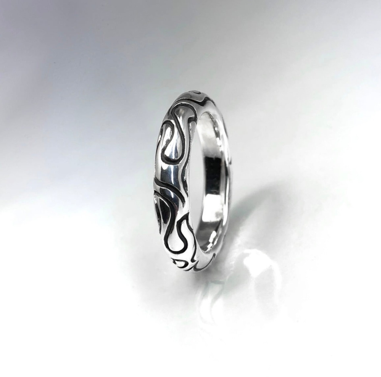 FLAME BAND RING / フレイムバンドリング