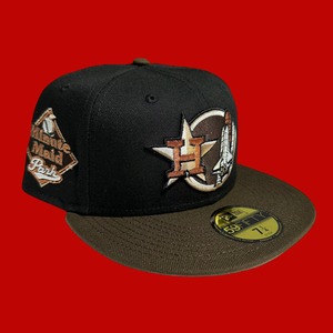 Houston Astros Minute Maid Park New Era 59Fifty Fitted / Black,Dark Olive (Gray Brim)