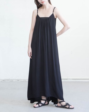 2000s gathered camisole dress