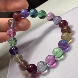 A24.限定品✩極✩レアカラー♪マルチカラーフローライトブレスレット