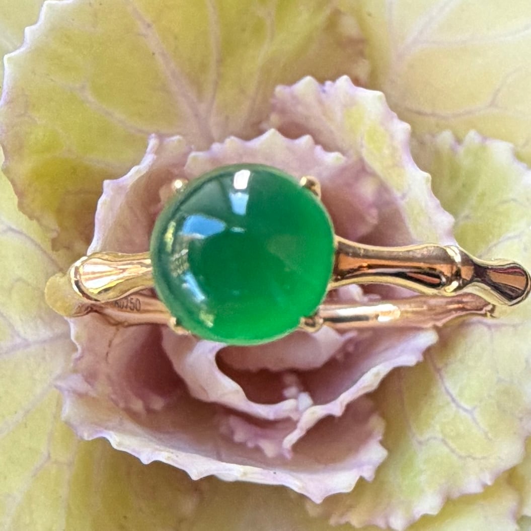 Jade Gold Ring RC2510SBRG12004 | Victorian Box