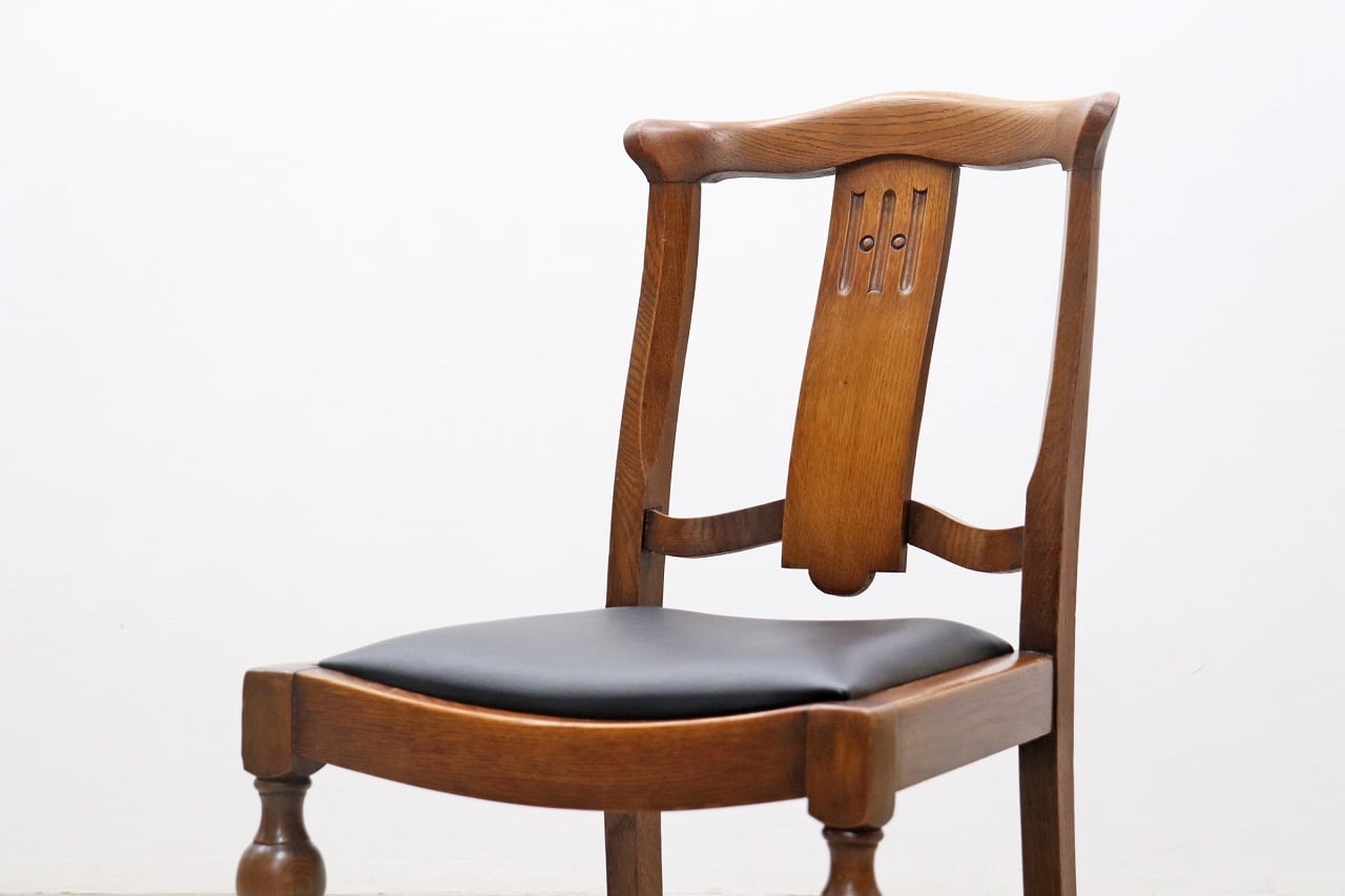 沼津店】 在庫4脚 英国 イギリス ヴィンテージ クラシカル オーク材