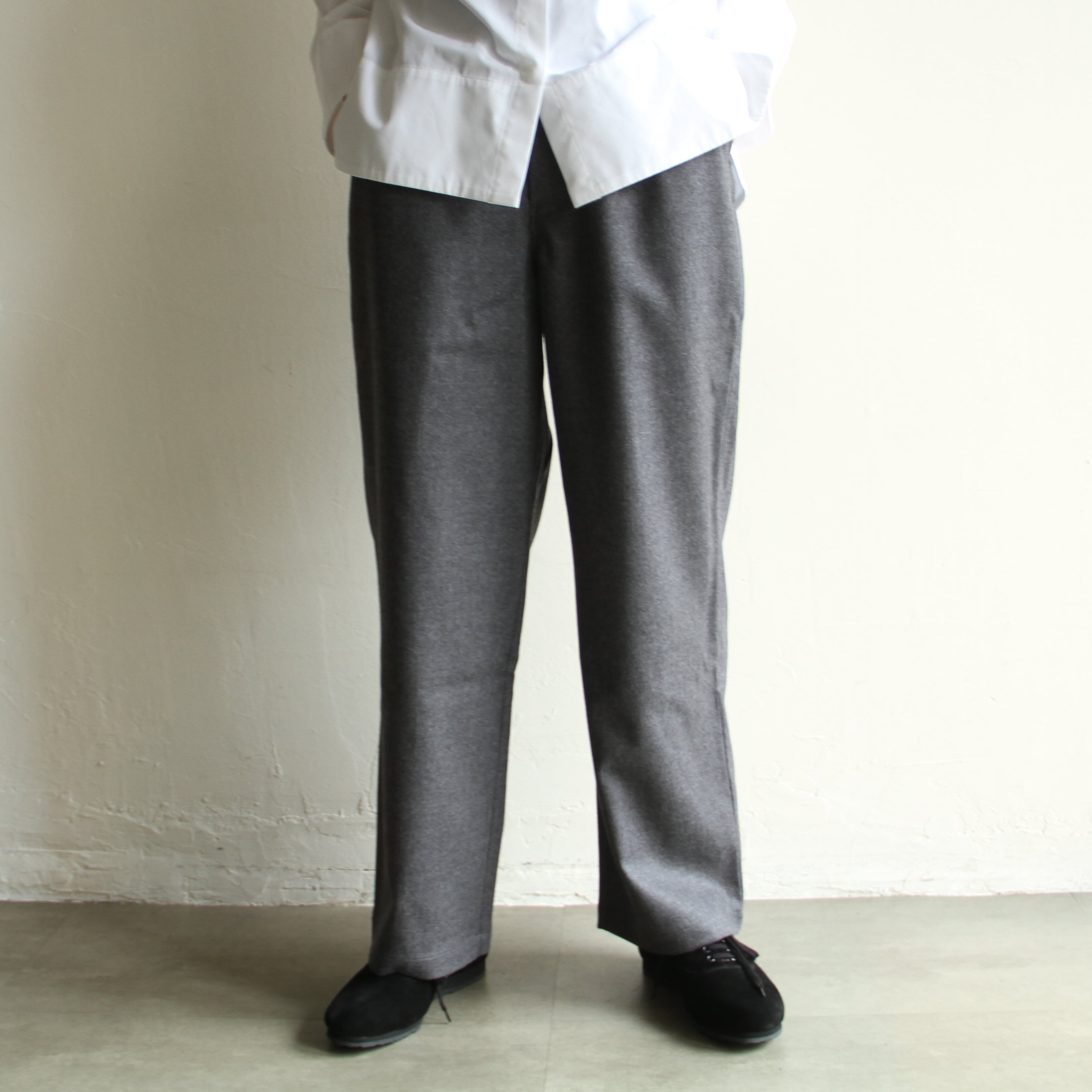 STILL BY HAND WM【 womens 】Wool easy slucks | Terminal